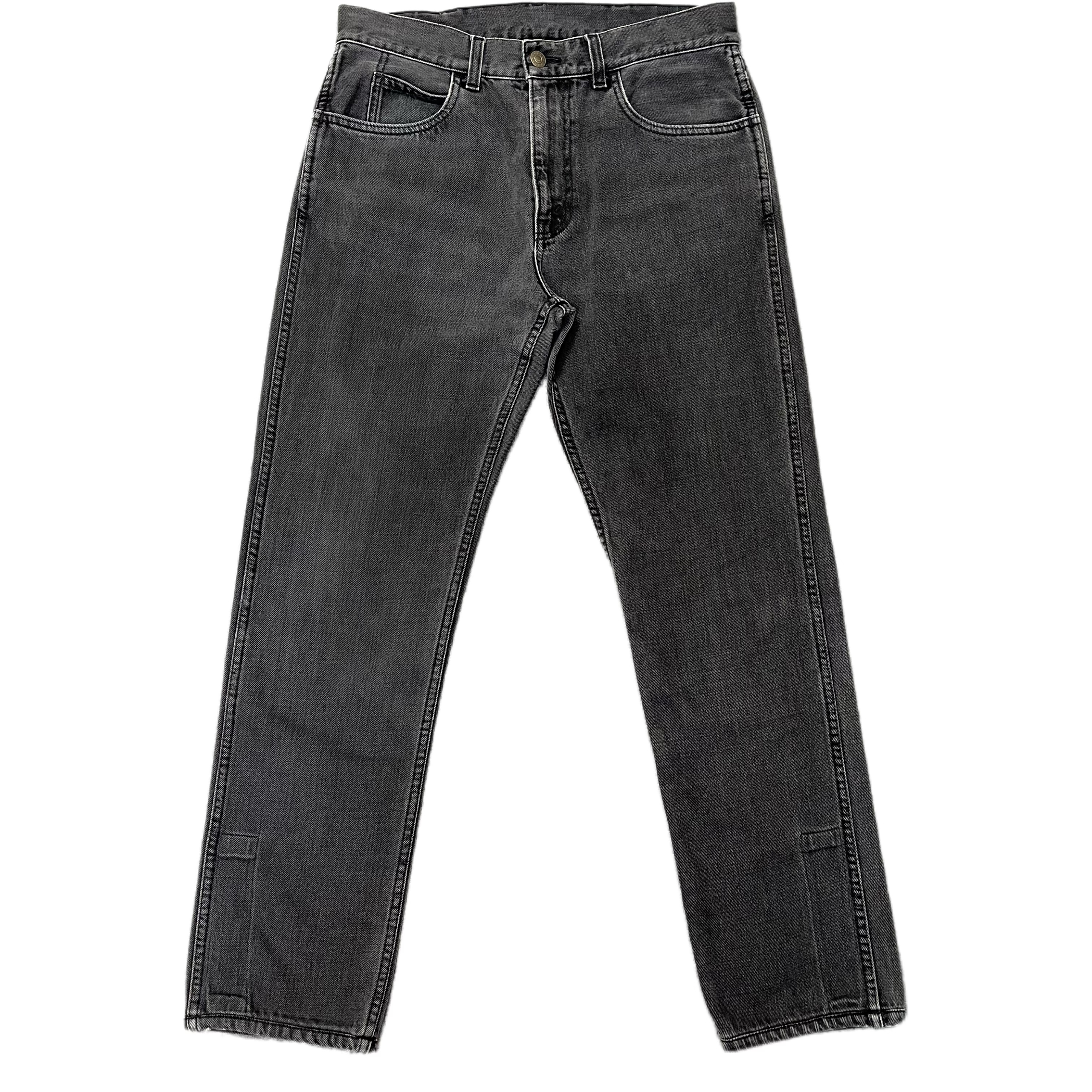 99新 GUCCI/古驰 背后皮牌牛仔裤/尺码30