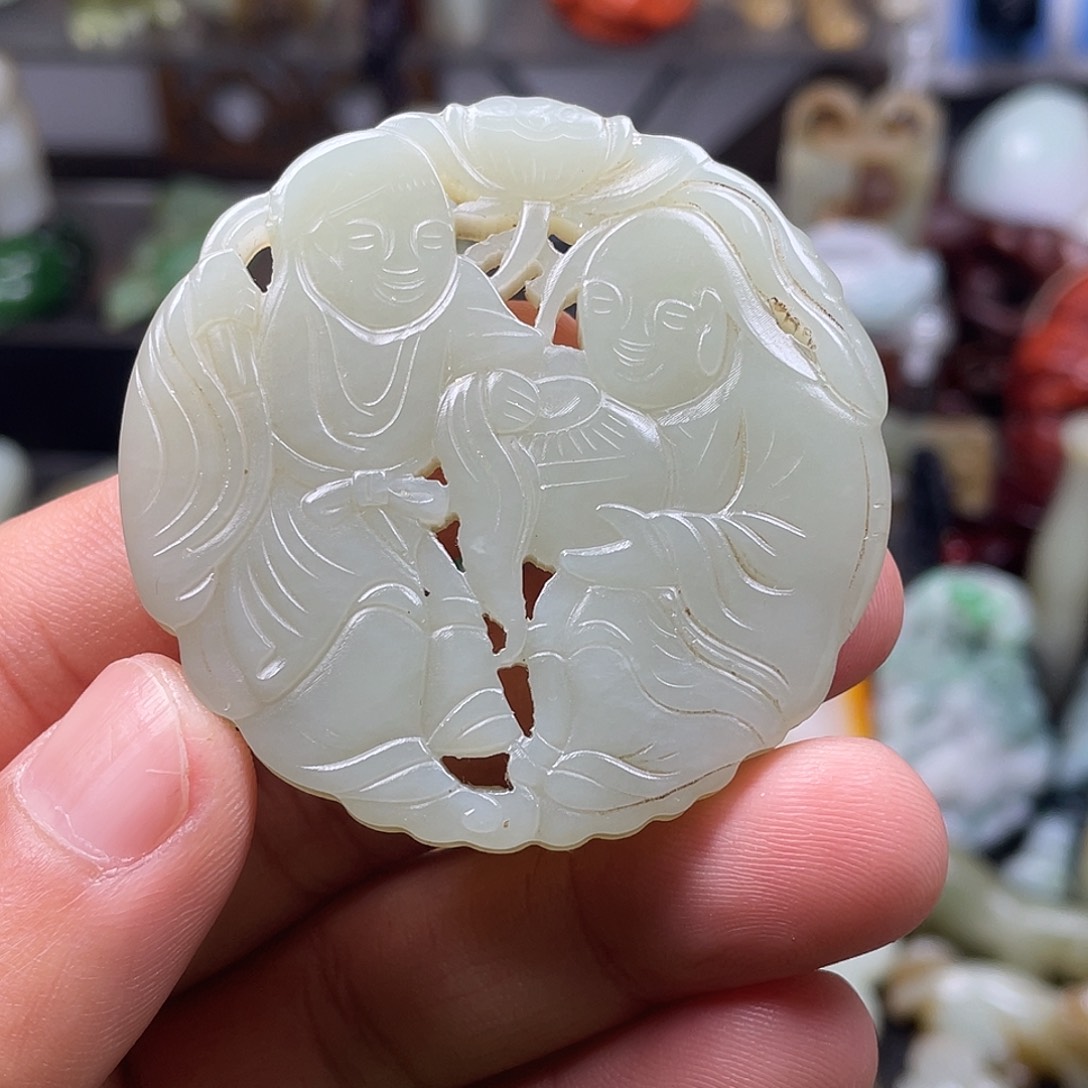 和田玉（糖玉）未镶嵌颈饰