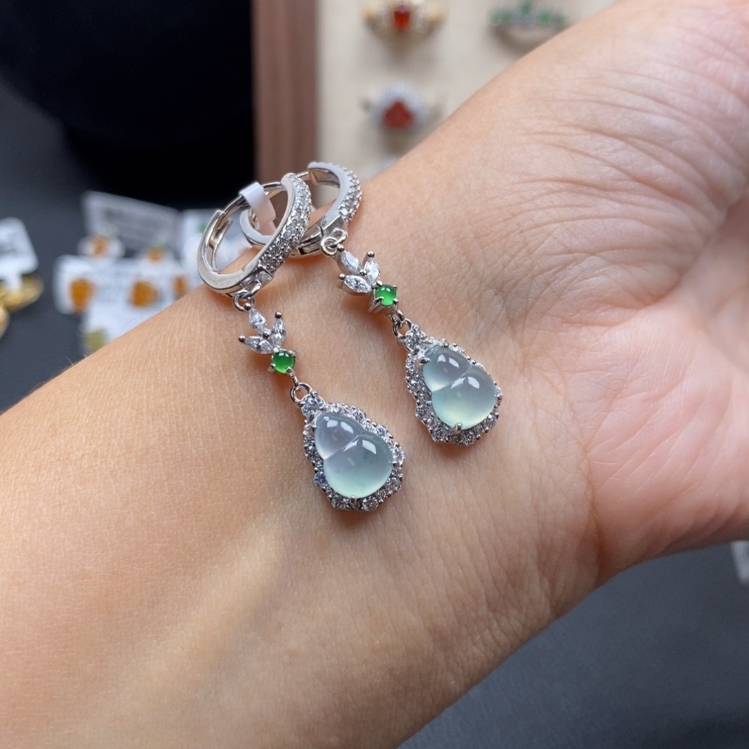 翡翠银S925镶嵌戒指