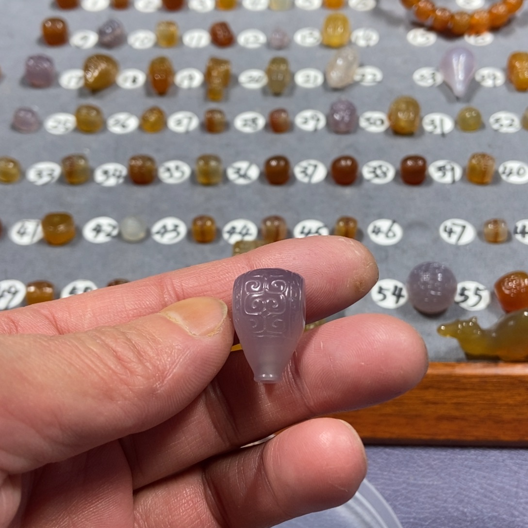 沏***生玛瑙/玉髓合金颈饰三通
