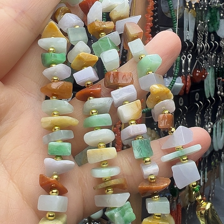 革***革翡翠银S925镶嵌耳饰