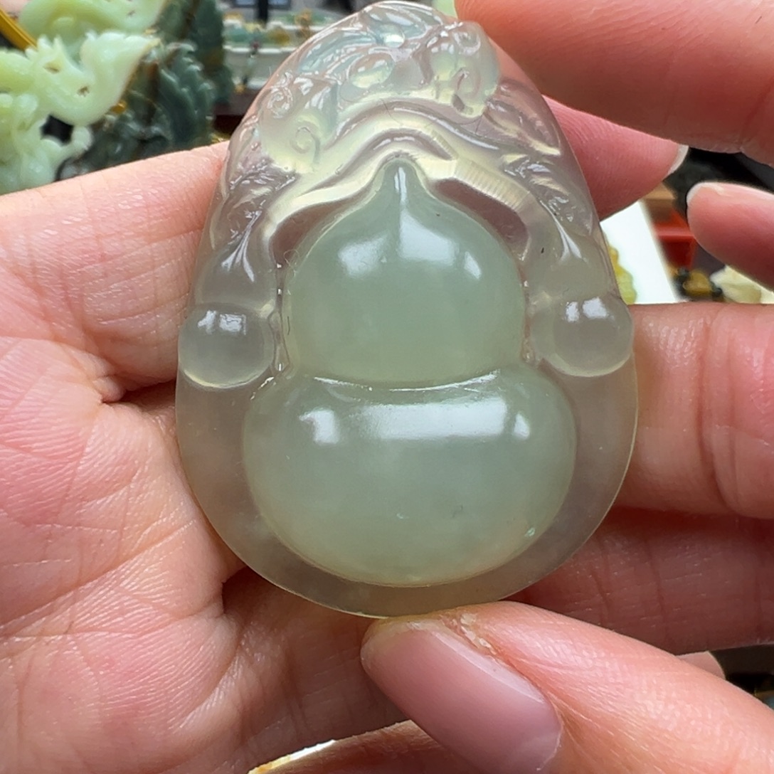 岫玉未镶嵌挂件挂件