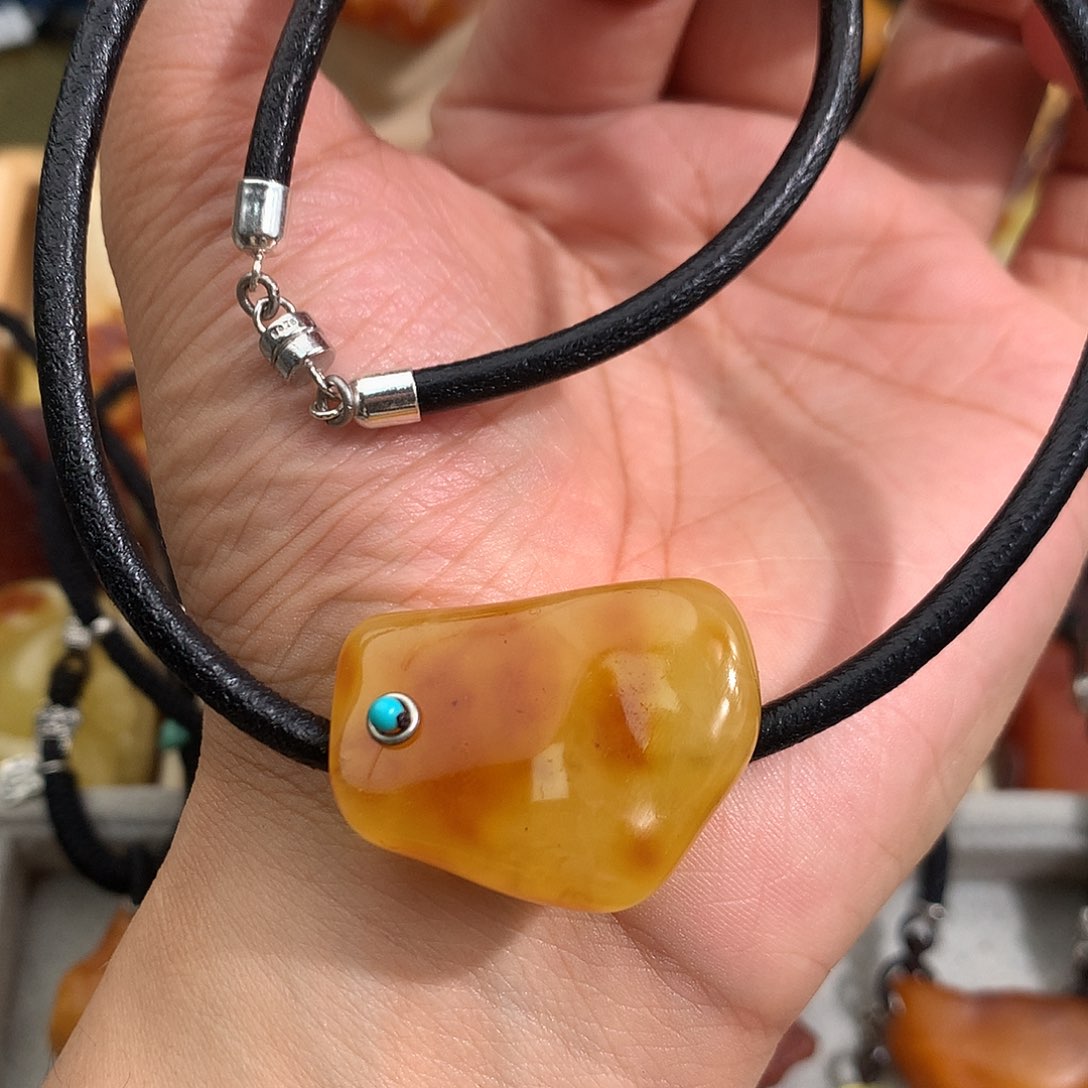 蜜蜡裸石未镶嵌你