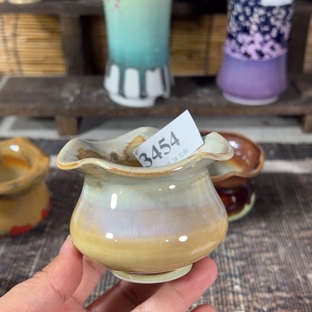 红陶景德镇手工花盆