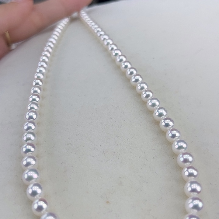 淡水珍珠18K金镶嵌颈饰6➕极光炫彩高品毕业级