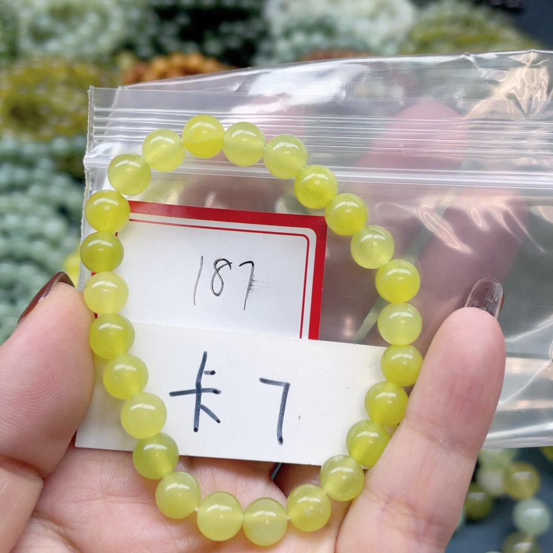 未镶嵌蛇纹石玉手串