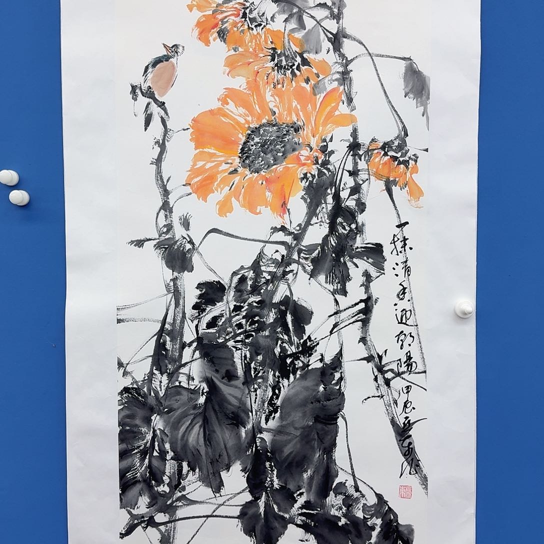 国画多次参加国内外大型