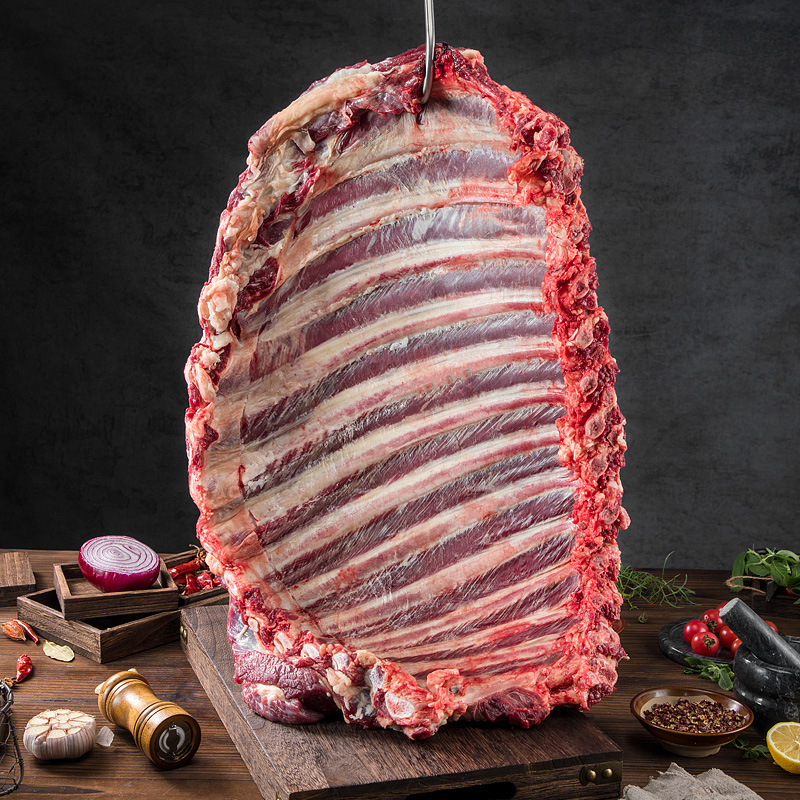 【牦牛排骨整条】 4斤起拍青藏牦牛天之牧严选带头整条断骨