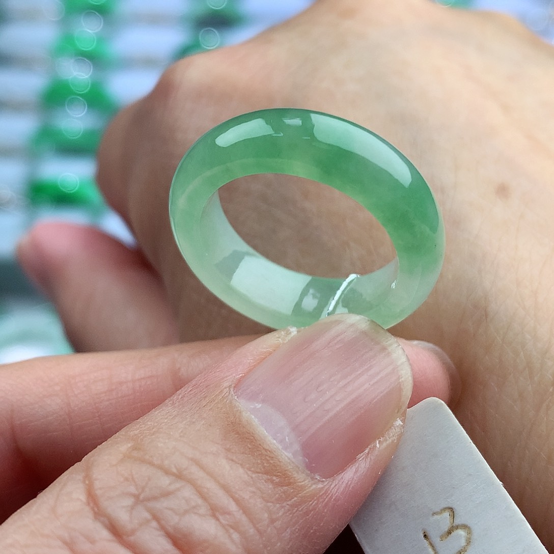 未镶嵌戒指翡翠13号