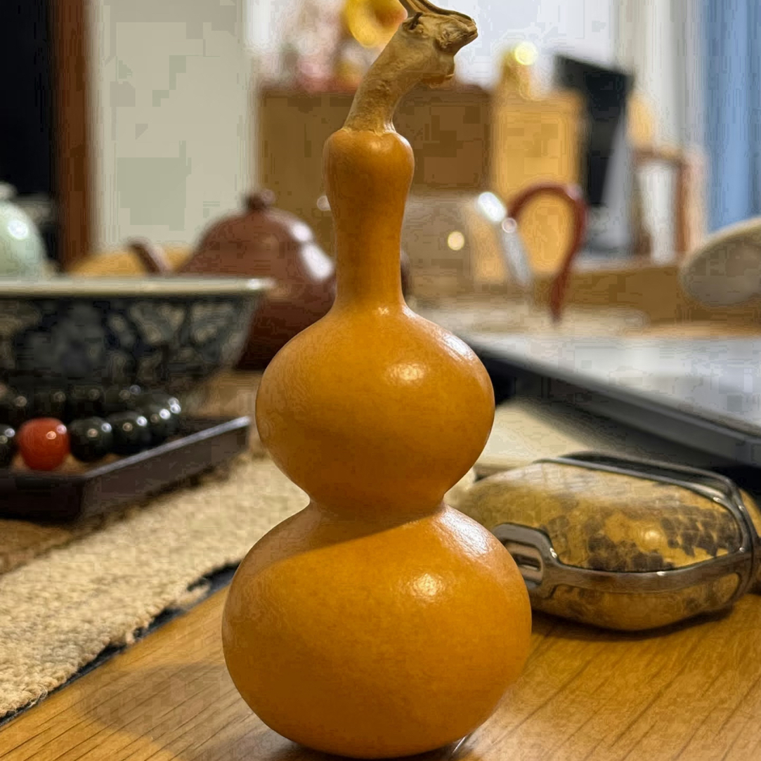 手把小葫芦文玩可作装饰把玩的天然葫芦挂件