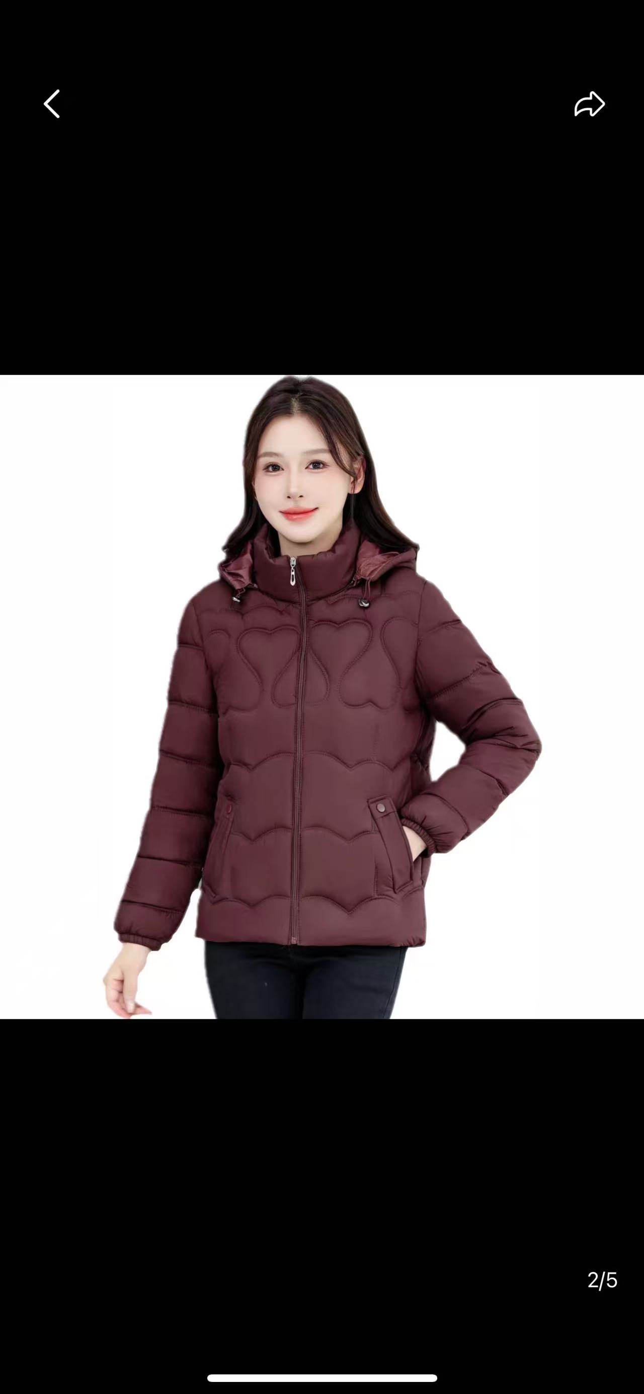 妈妈冬装短棉衣洋气2025新款棉服中年女装加厚连帽保暖小棉袄