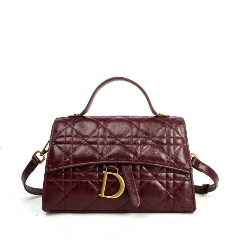 【广州特特】BF-66518-帝国红女士小香风气质金球经典单肩包