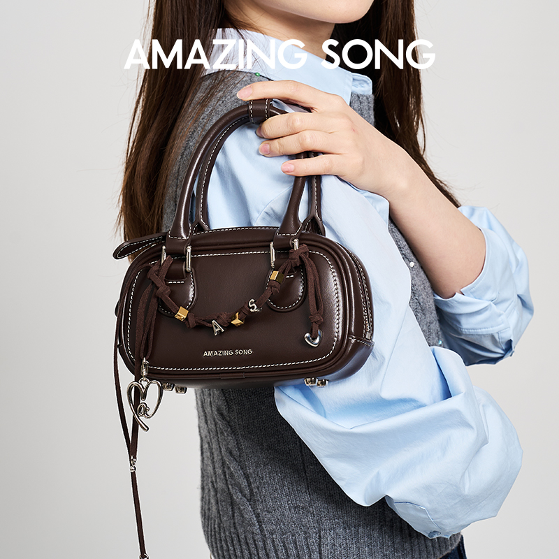 【微瑕介意慎拍】吐司麻将包时尚百搭波士顿斜挎可爱小包包