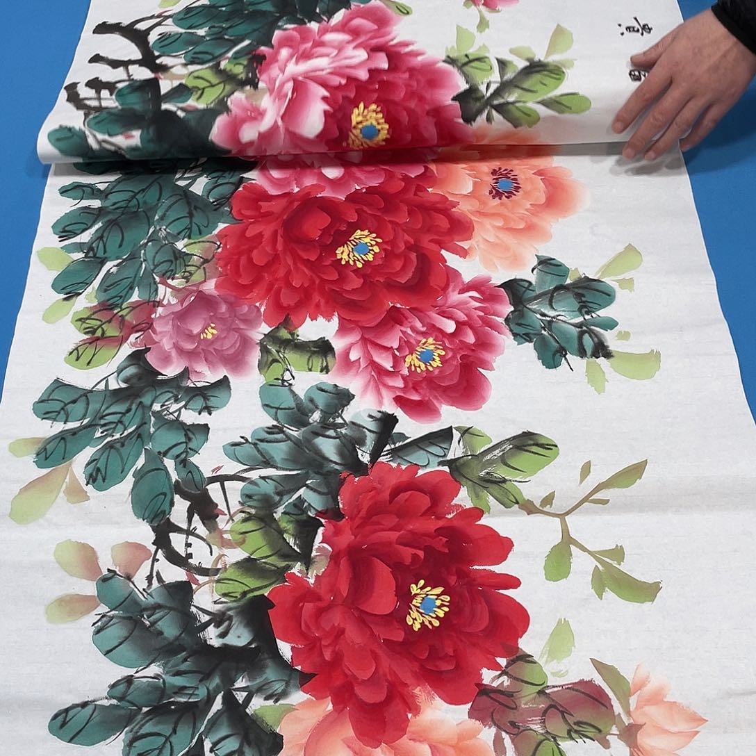 国画今天上午国画作品展示