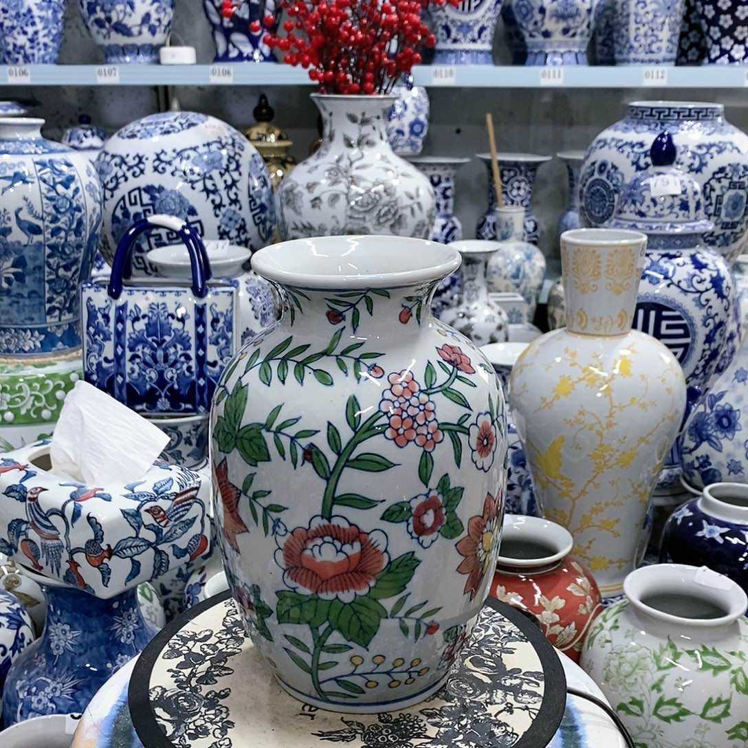 【闪购商品】摆件五彩桌面花瓶高度22……