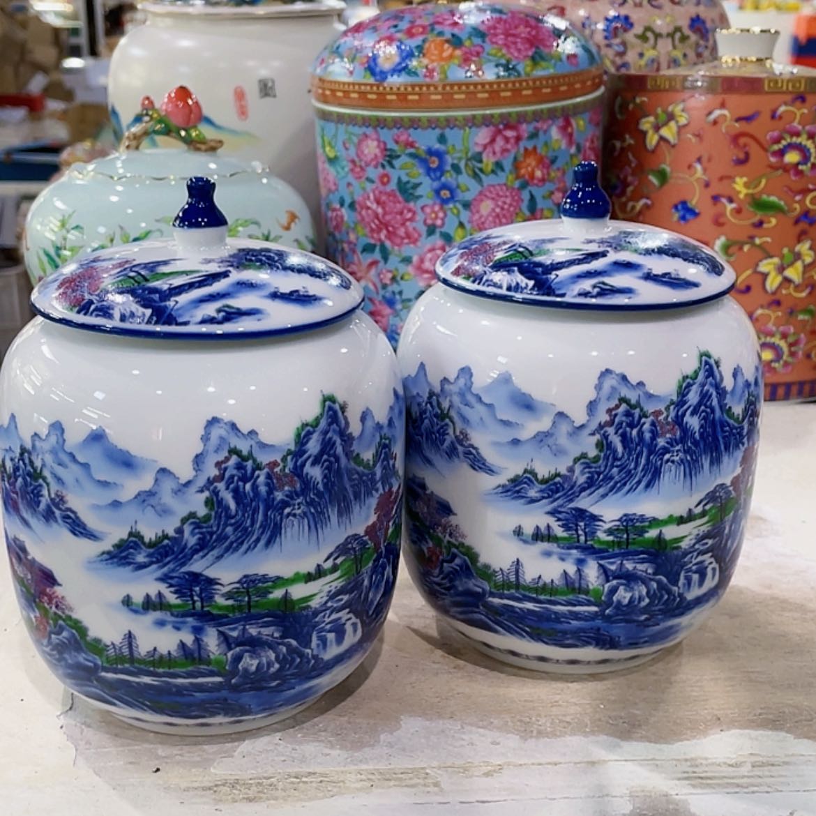 【闪购商品】罐陶瓷茶叶罐密封罐