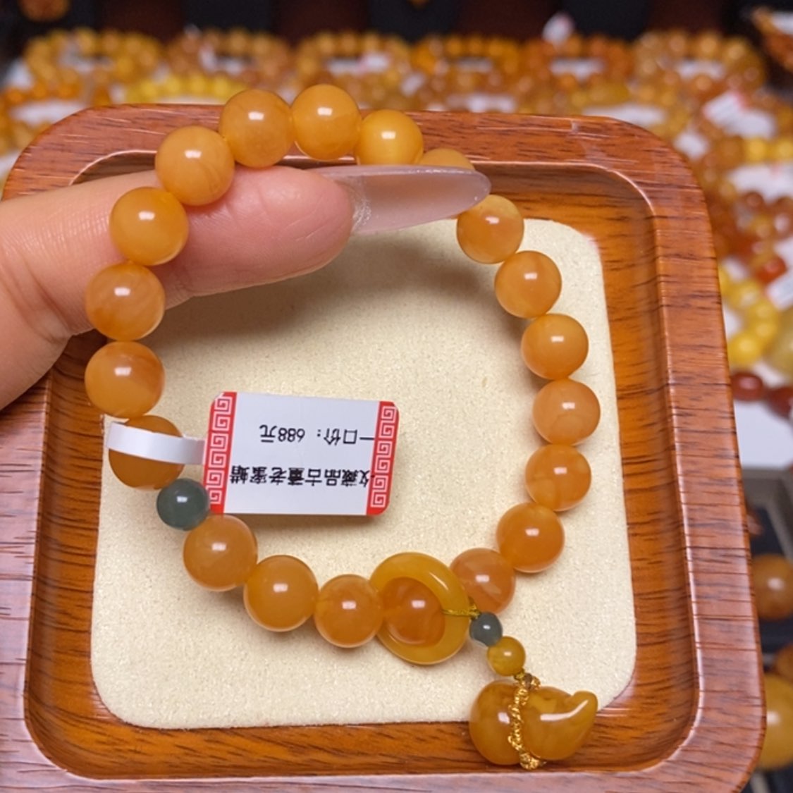 【闪购商品】蜜蜡手链未镶嵌手串