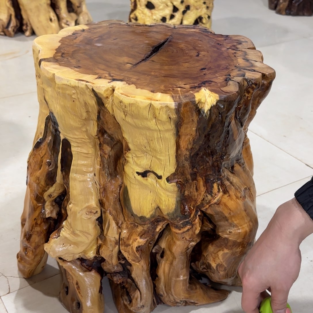 瑶***弟龙纹鸡心枣木手工艺品 