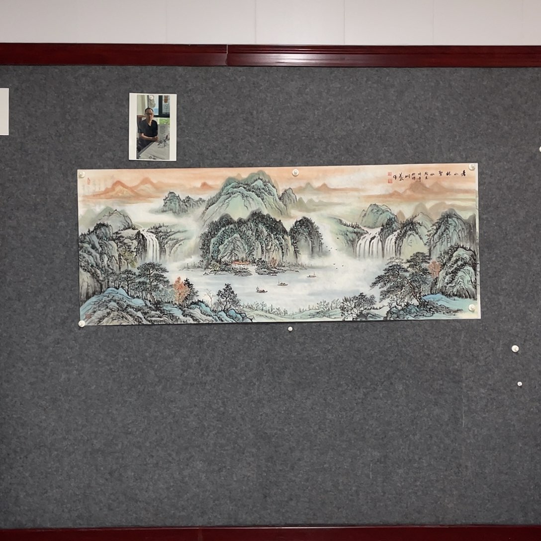 国画小六尺178.69画芯 精品捡漏 王义华老师