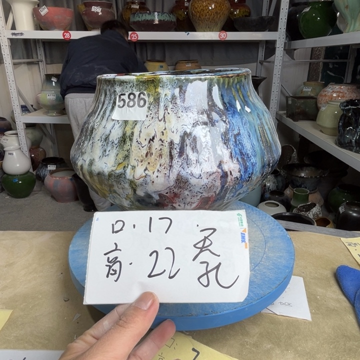 景德镇陶瓷花盆586