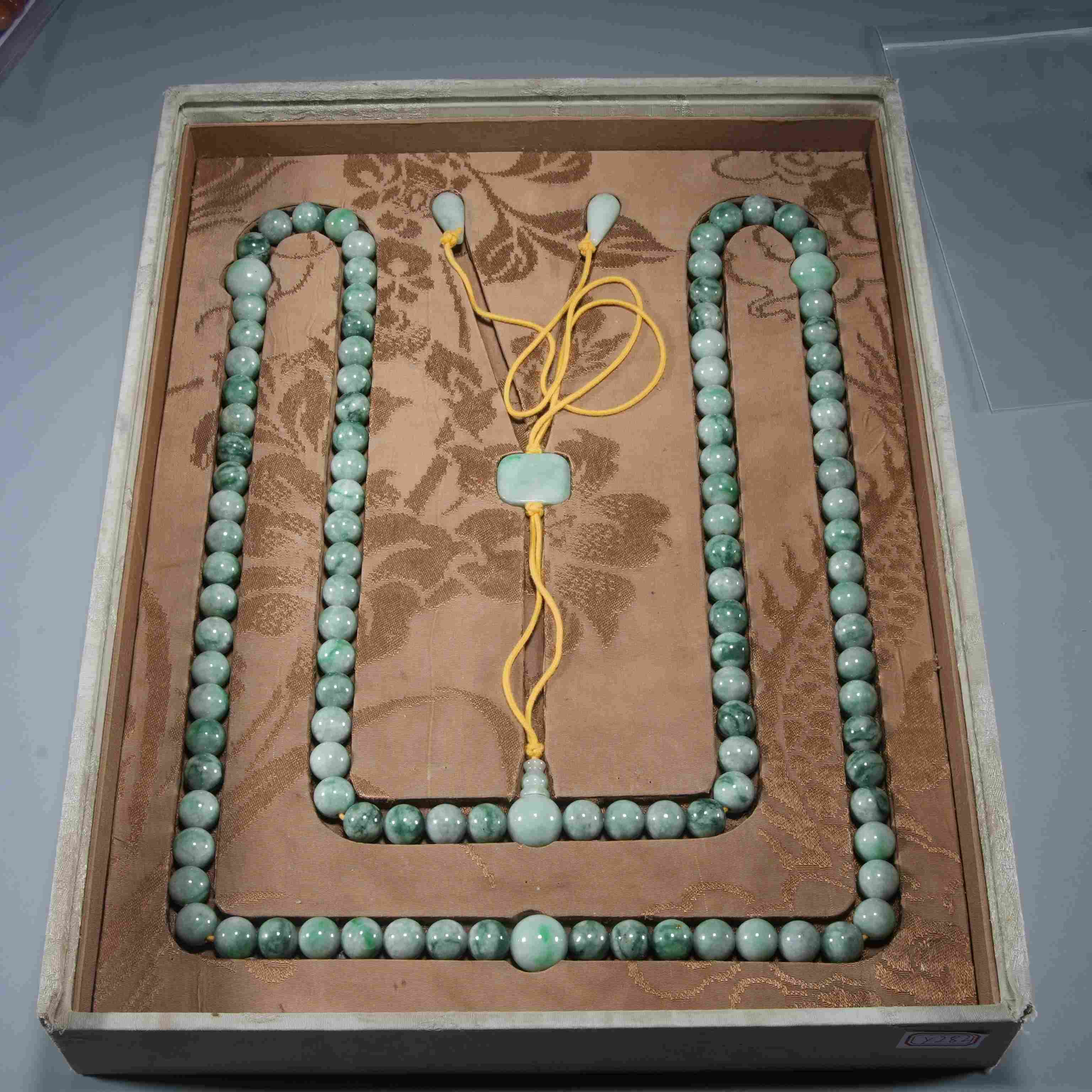 y282/清代 翡翠朝珠【华豫之门甄选】