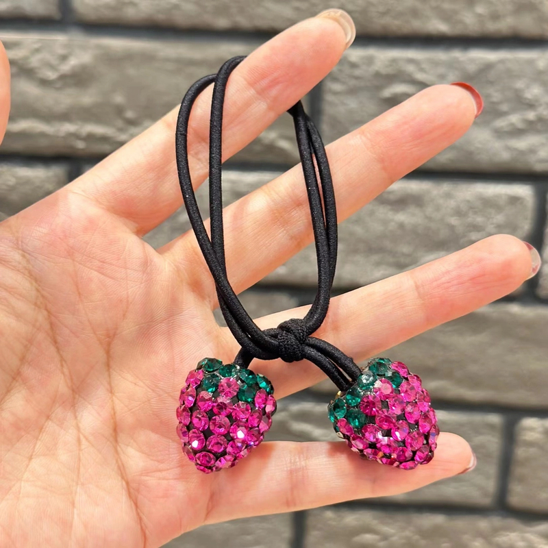 韩国施家水晶绕绕发绳儿童女高弹力皮筋可爱高马尾发绳高弹力皮筋