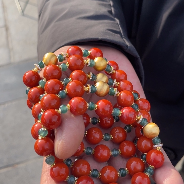 南红玛瑙未镶嵌颈饰多样性发货，发其一