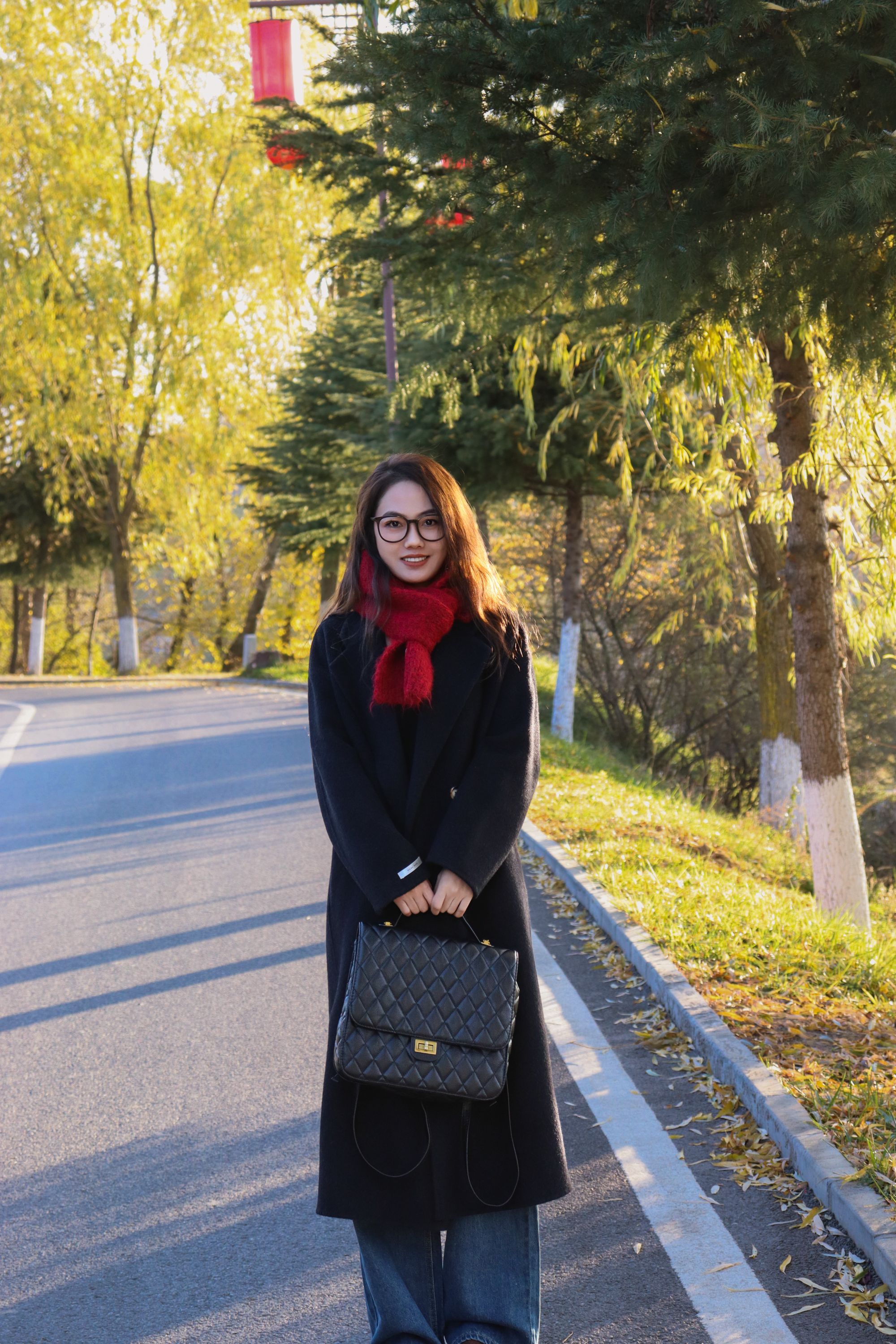 双面羊毛大衣经典款西装领气质百搭韩版长款高级感大衣显瘦外套