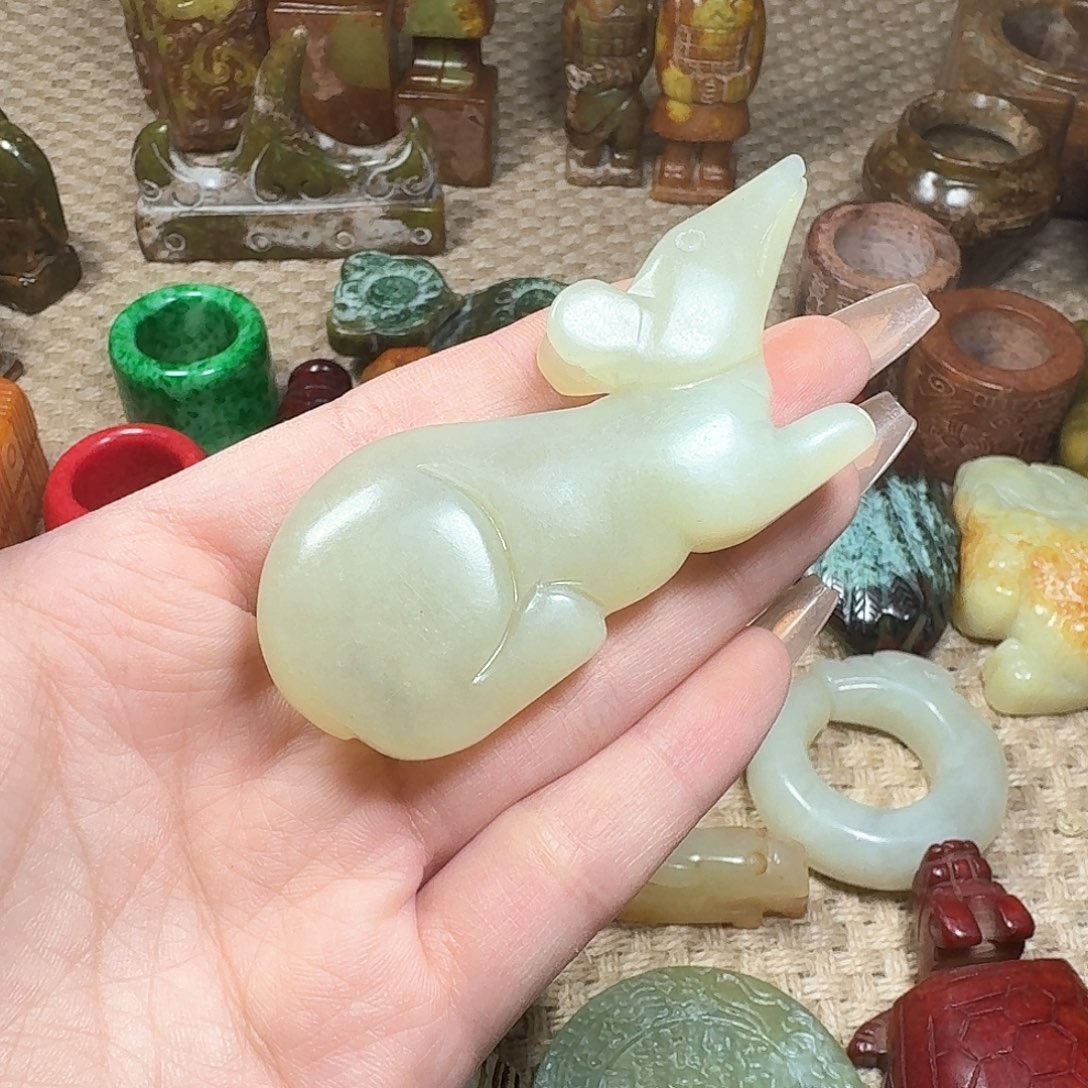 白玉菩提吊坠挂件