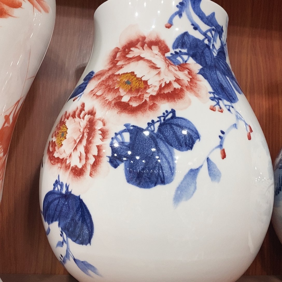 摆件春*景德镇陶瓷福筒