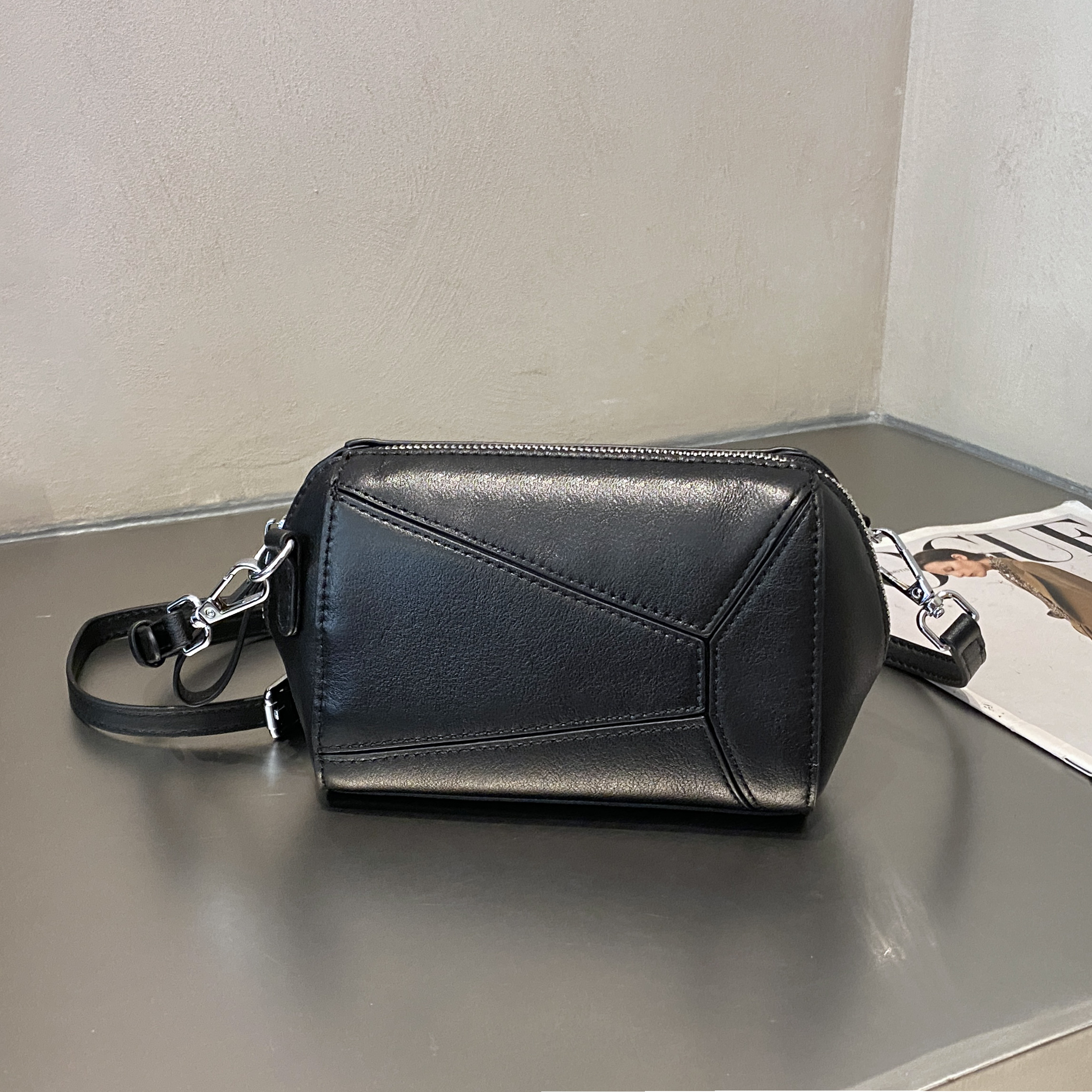 6651/春夏新款贝壳包时尚休闲百搭女士真皮单肩简约小包包夏季