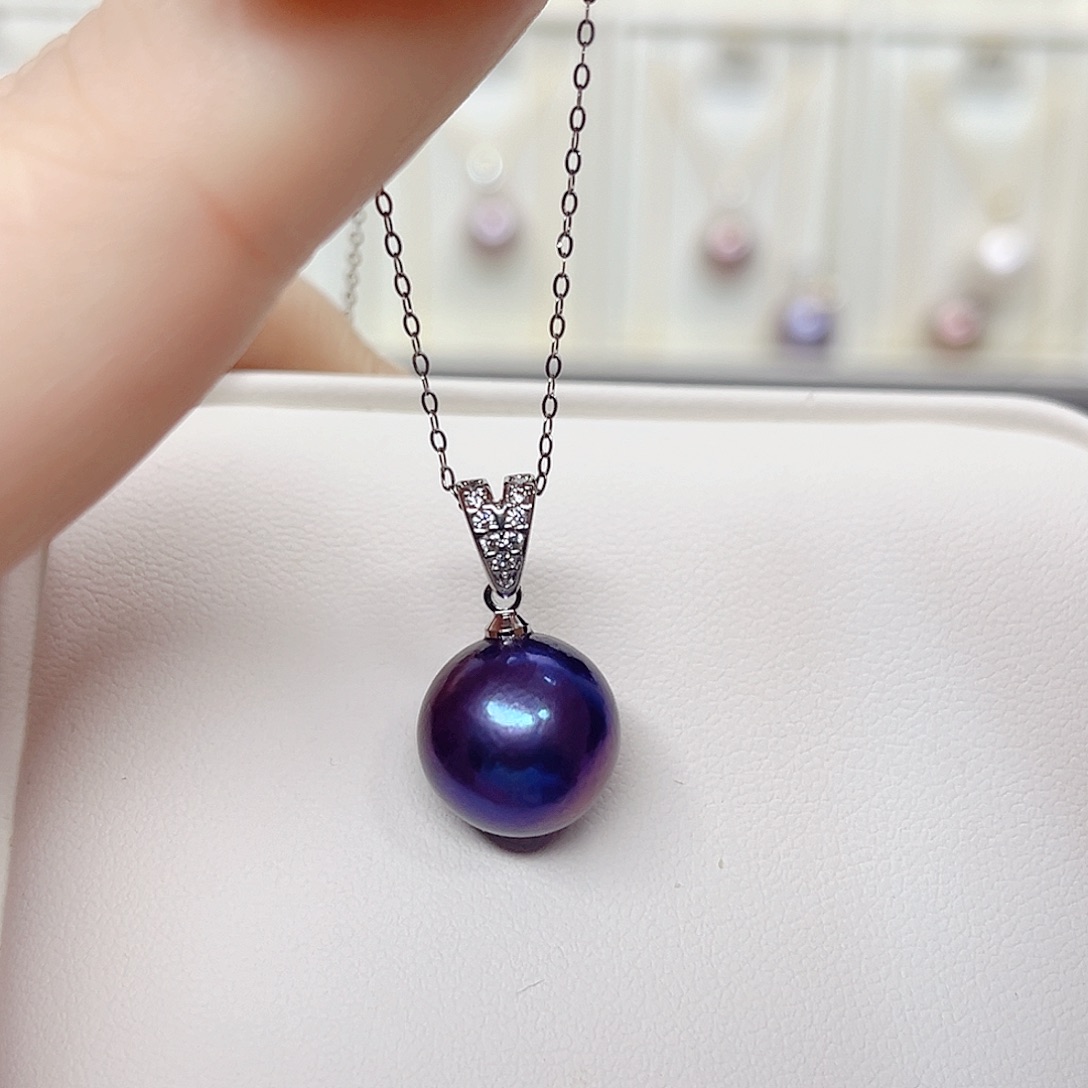 淡水珍珠吊坠(赠链)合金