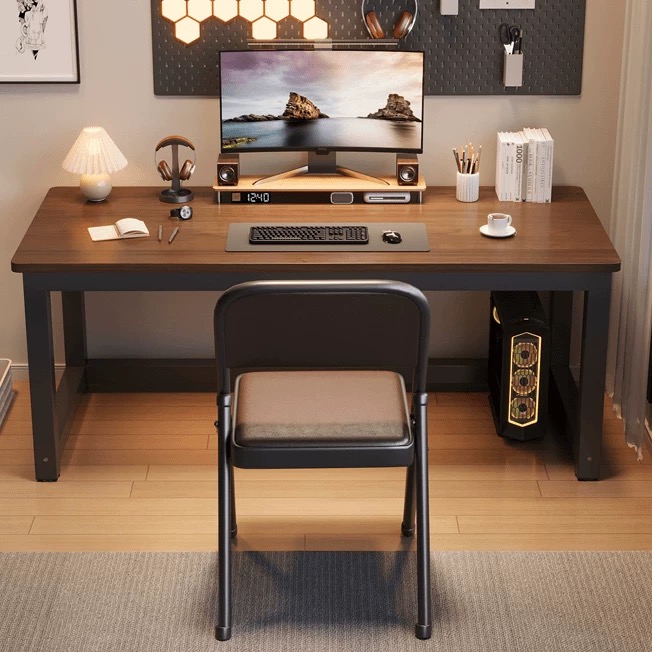 2.5CM电脑桌台式家用双人长方形桌子台式桌办公室办公桌学习桌