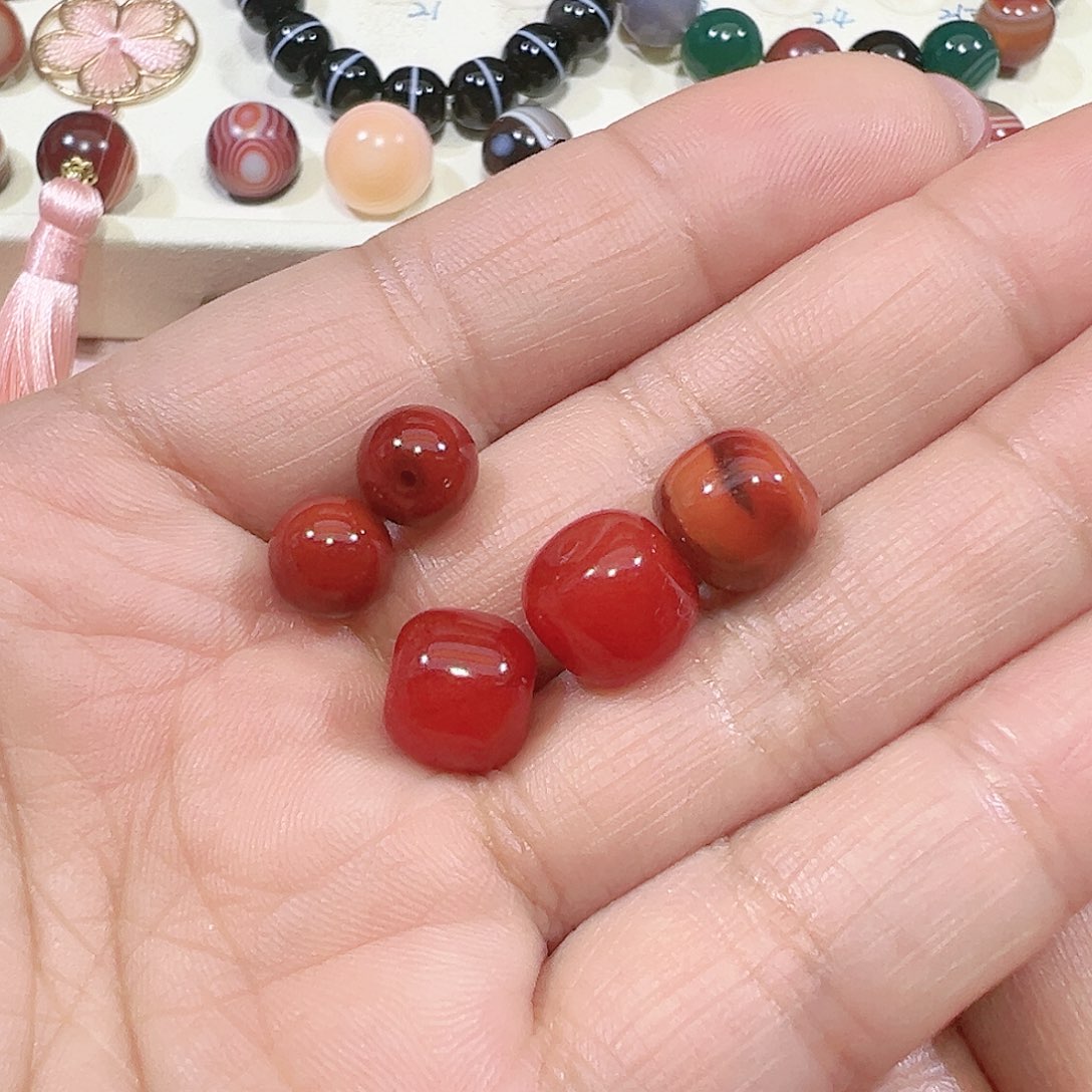 玛瑙/玉髓珠宝半成品未镶嵌青*_