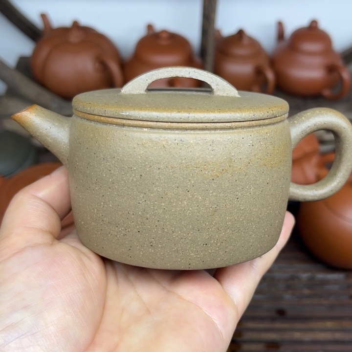 茶壶紫砂宜兴紫砂原矿泥料150瑕