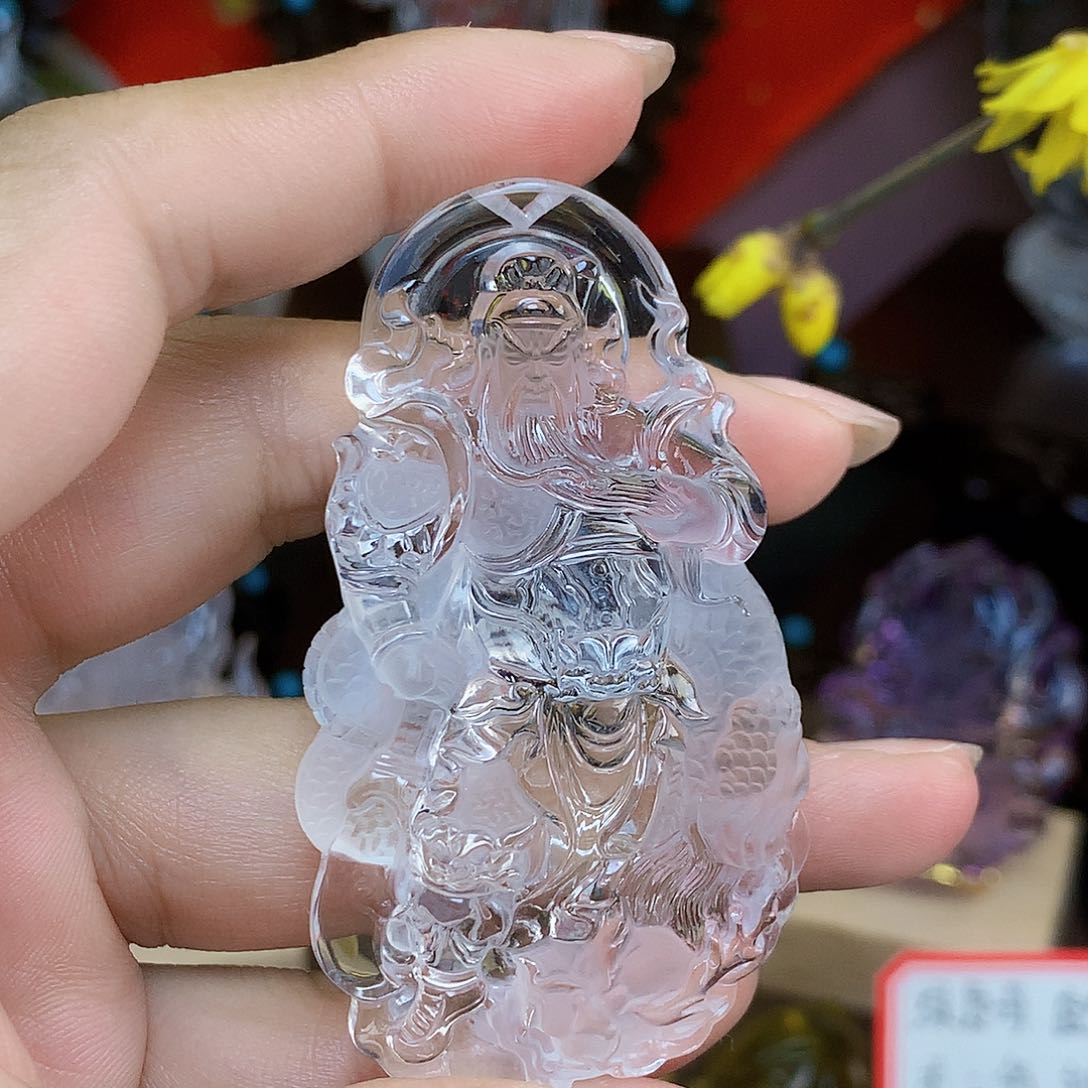水晶颈饰未镶嵌大**石，