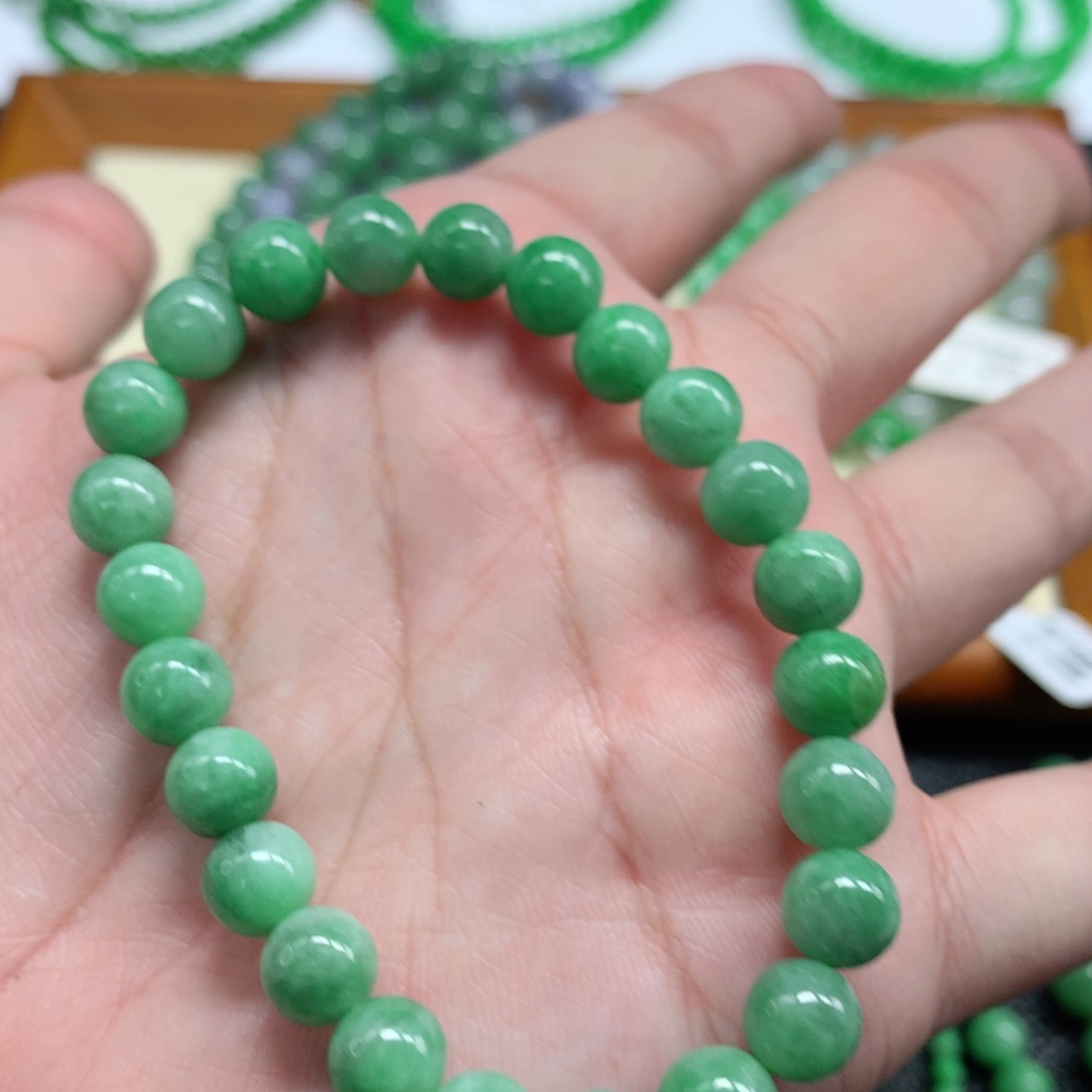 未镶嵌手链翡翠翡翠