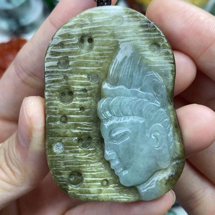 颈饰未镶嵌翡翠吊坠