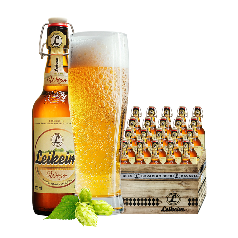 德国原装进口莱科姆小麦白啤岩石啤酒500ml瓶装整箱精酿啤酒