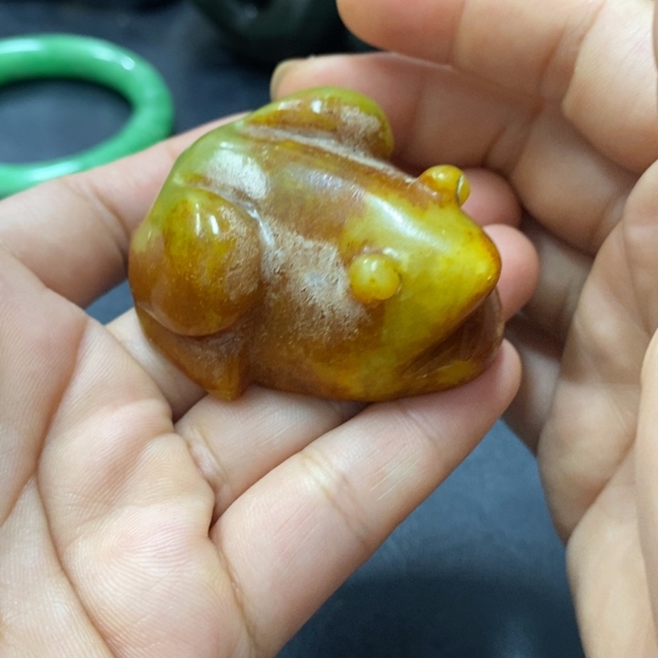 白玉菩提吊坠摆件