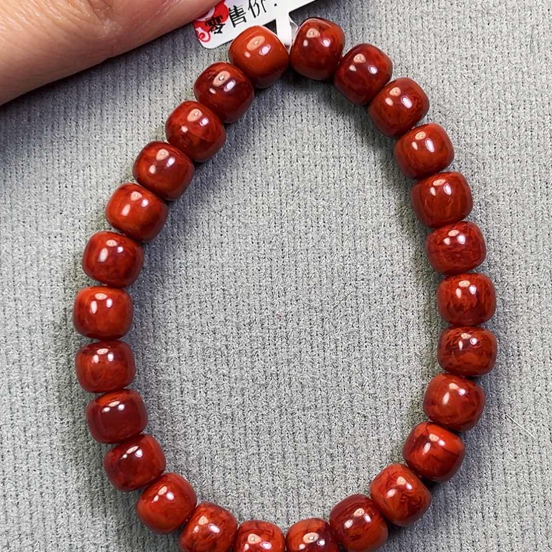 南红玛瑙原矿8mm未镶嵌