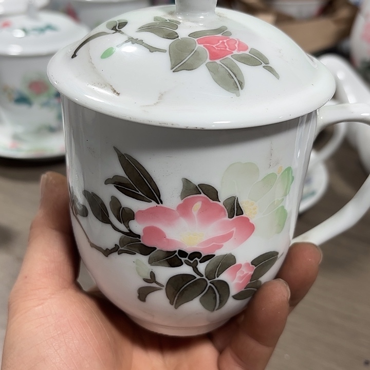 陶500毫升容量，杯子，杯子，杯子，杯子微一下微瑕