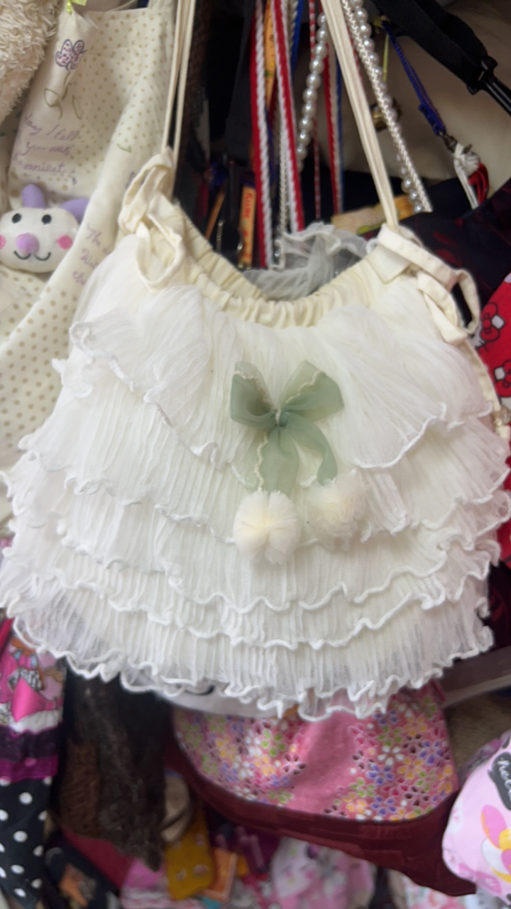 小兜兜古着Vintage可爱休闲夏款斜挎包