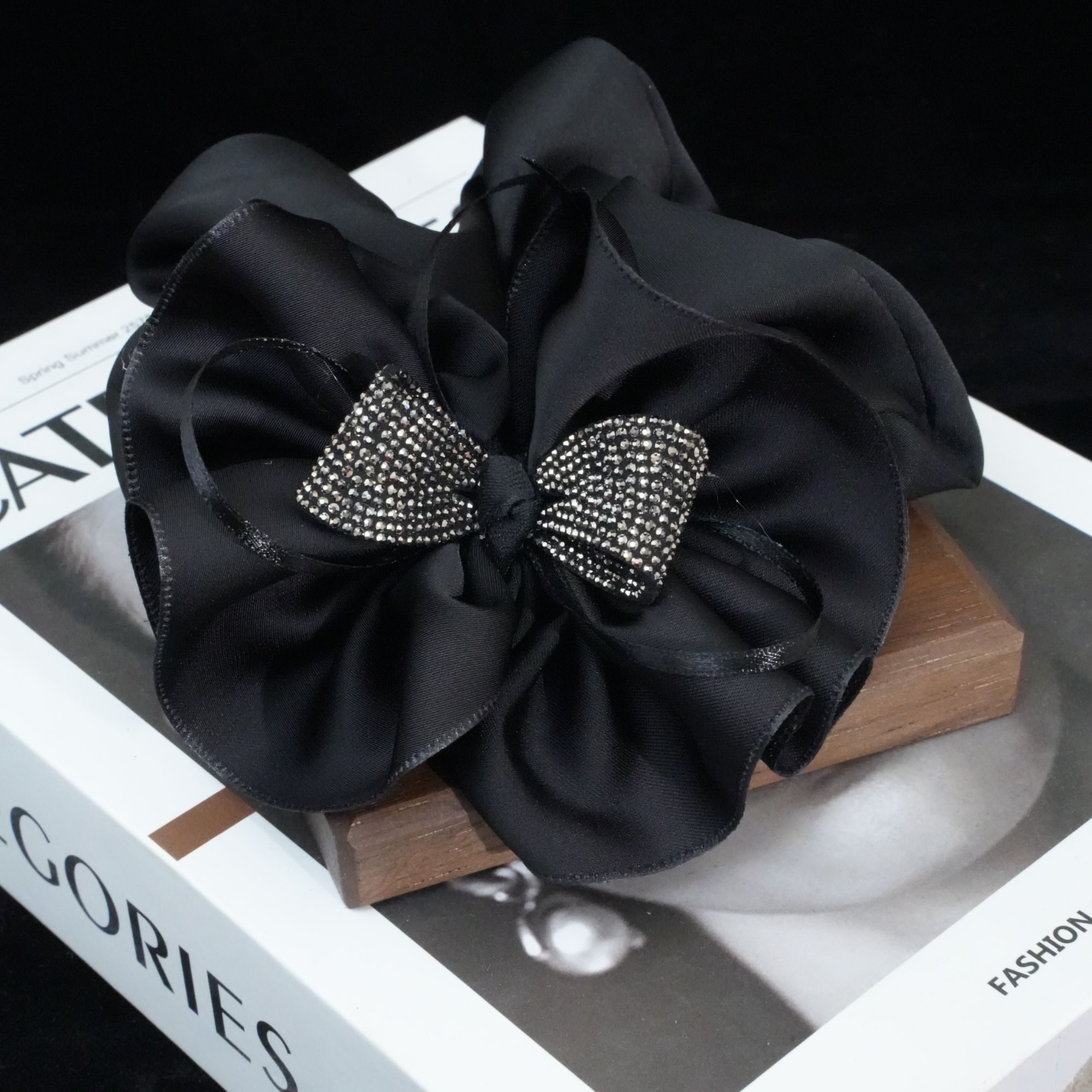 【FNQ163】日韩甜美风发圈黑色