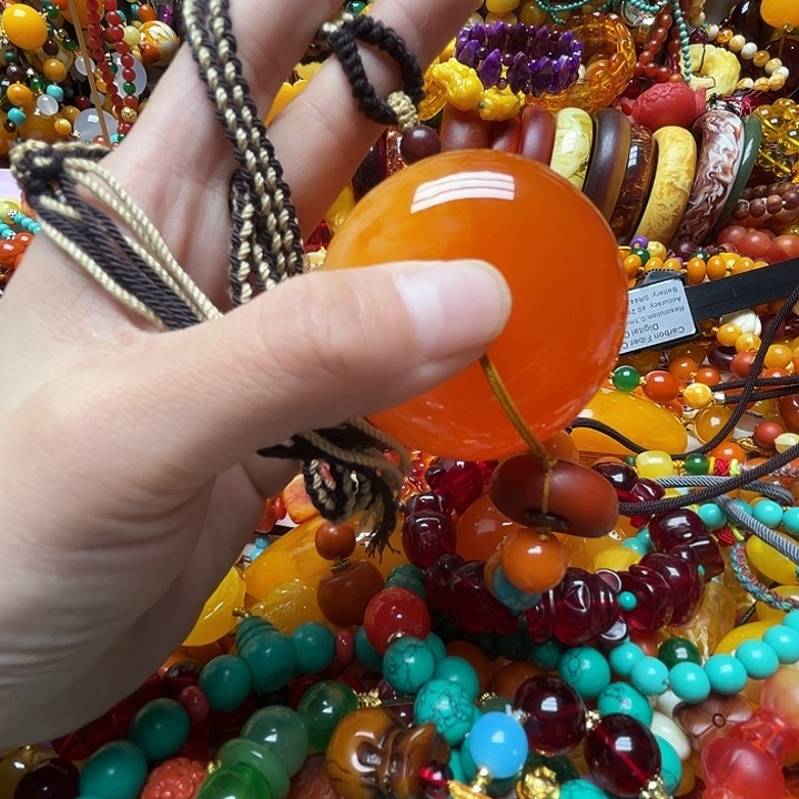 树脂制品2665糖果色大扣