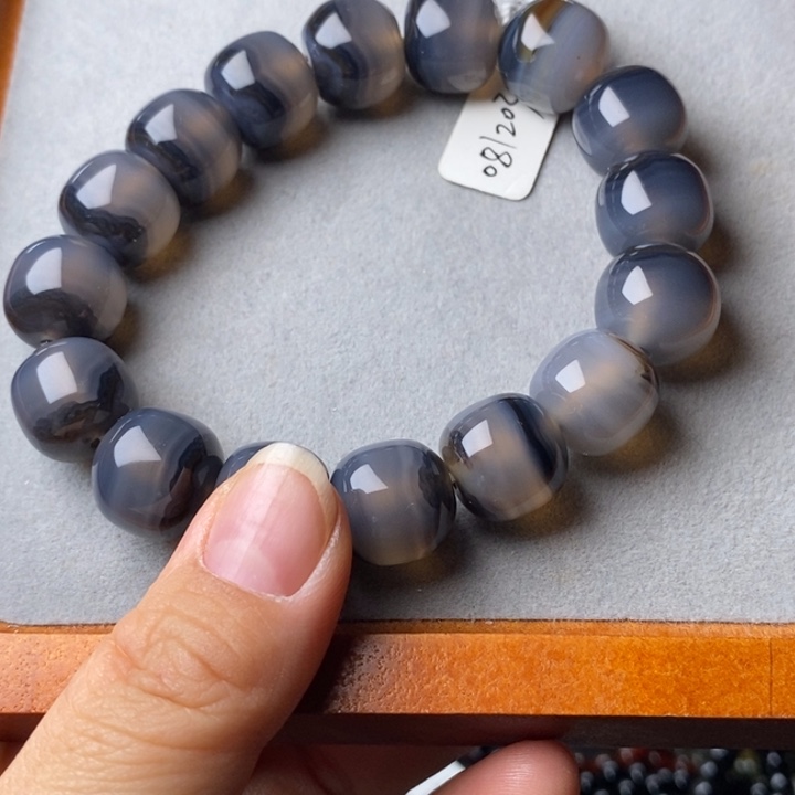 玛瑙/玉髓未镶嵌手链