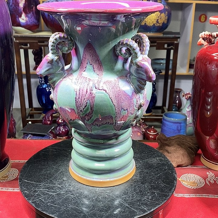 瓶中国神垕精品钧瓷