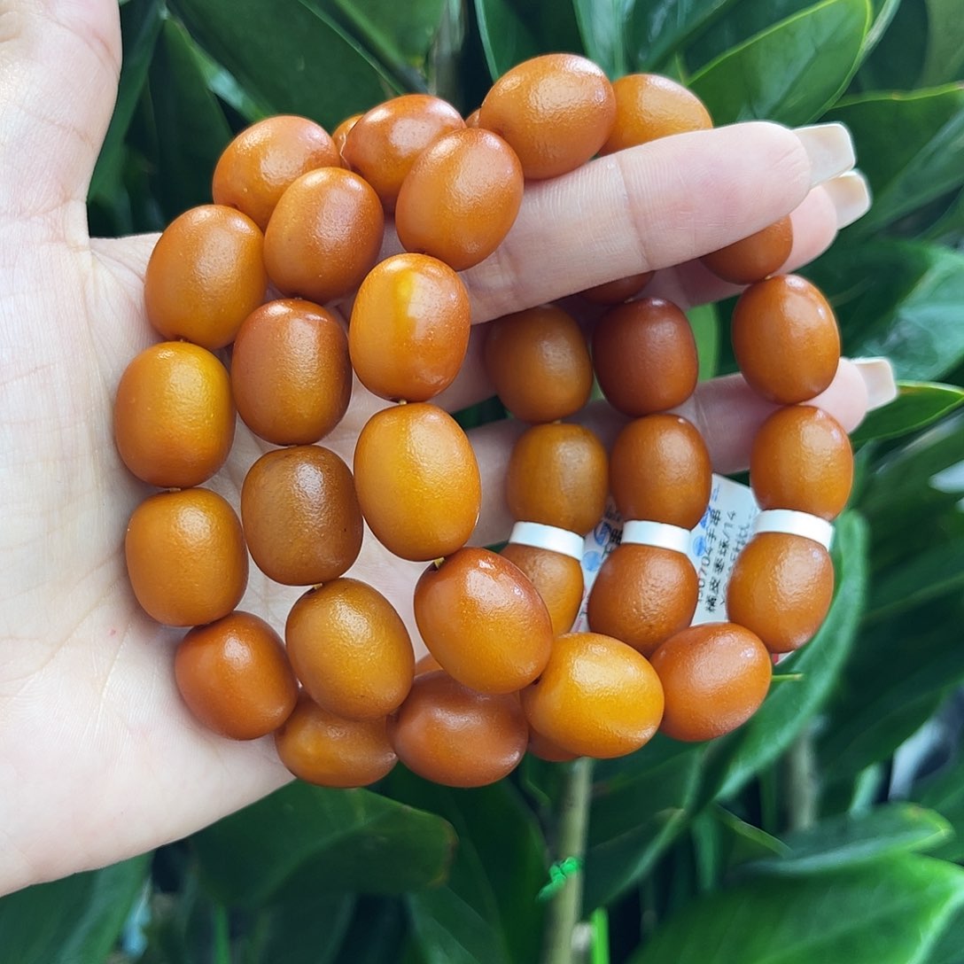 未镶嵌琥珀手链14 m多样性发其一