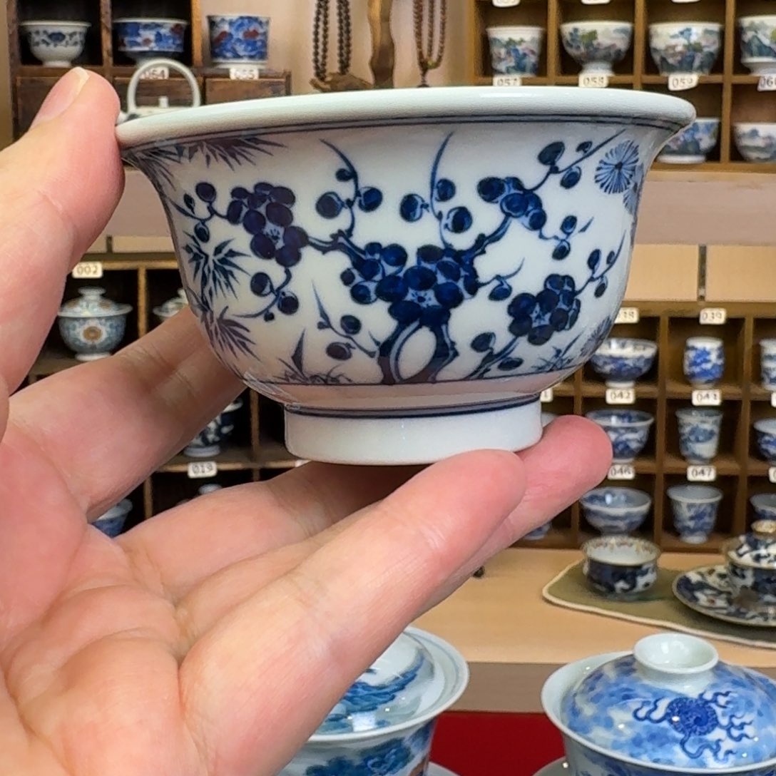 西***西怀山堂手绘压手杯