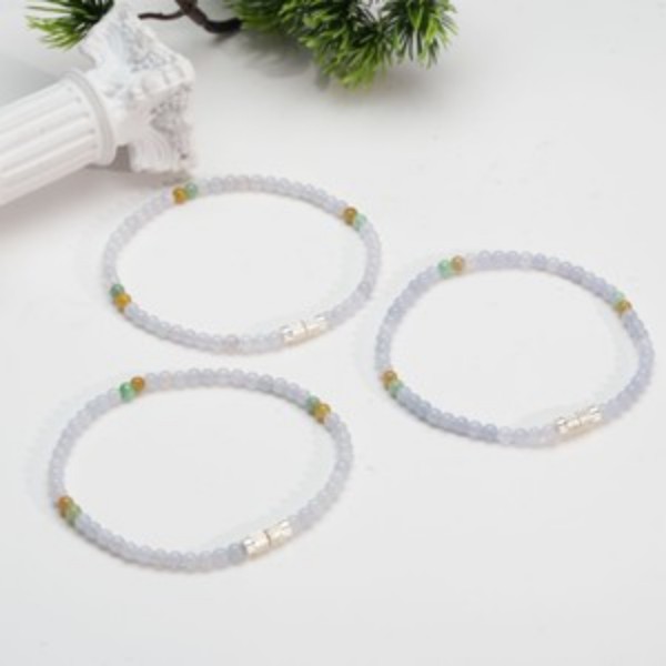 【小北好物】翡翠单圈手链尺寸约3mm+【多样性发一件】QS24X121